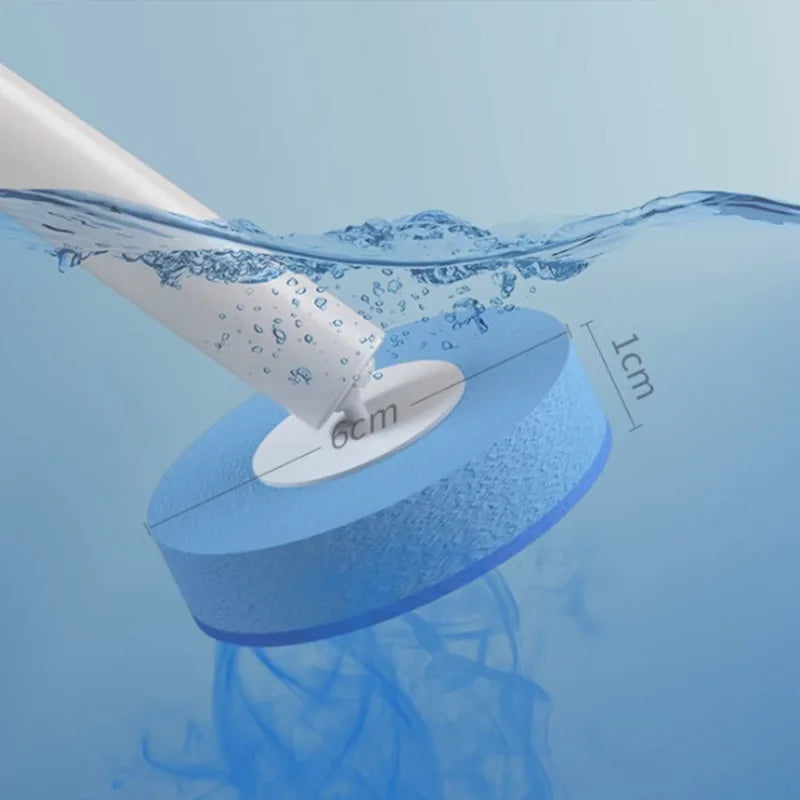 Disposable Toilet Brush with Replaceable Heads Wall-Mounted Holder for Deep Cleaning Hygienic & Easy-to-Use Cleaning Tool